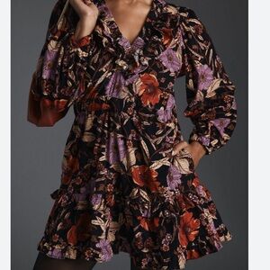 Pilcro Tiered Corduroy Dress Size XS